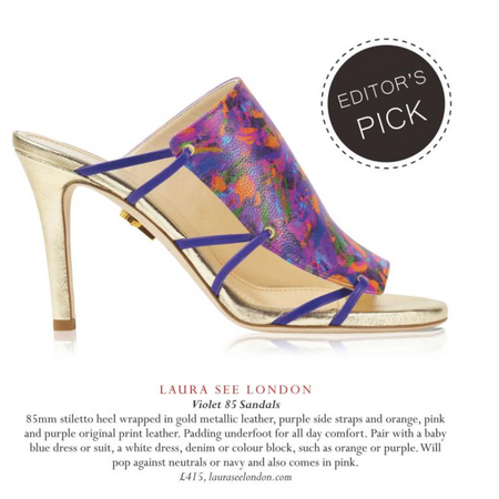 VIOLET 85 IN PURPLE LAURA SEE LONDON DESIGNER HEELS 